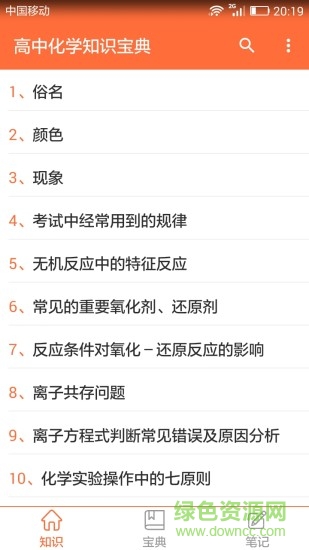 高中化学知识宝典