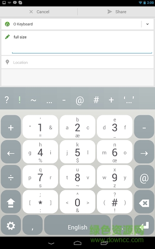o键盘柯尔克孜族语手机输入法(O鍵盤)