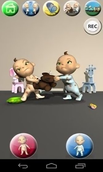 会说话的双胞胎宝宝游戏(Talking Baby Twins)