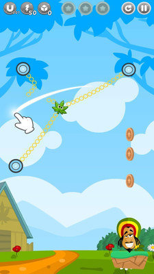 树叶割绳子 树叶割绳子