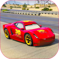 Splashy Superhero Vertigo racing : Lightning Car