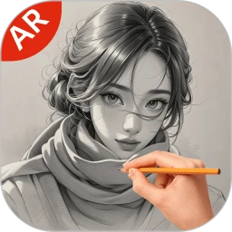 AR临摹简笔画画