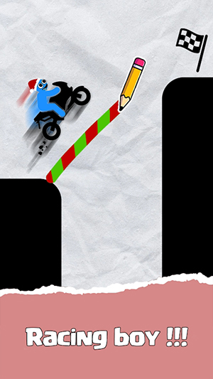 Draw Line: Save the Motorbike Draw Line: Save the Motorbike