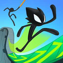 火柴人比赛跑酷趣味跑免费版(Stick Parkour)