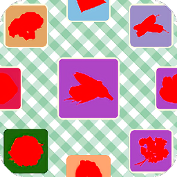 儿童贴纸植物园