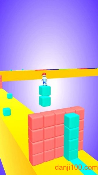 带方块跑酷