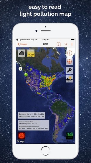 Light Pollution Map