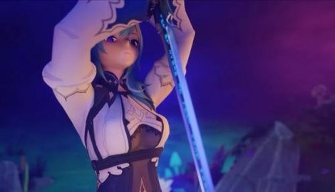 ViciNeko原神刻晴大战史莱姆