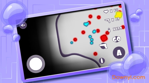 Biological Maze Warfare