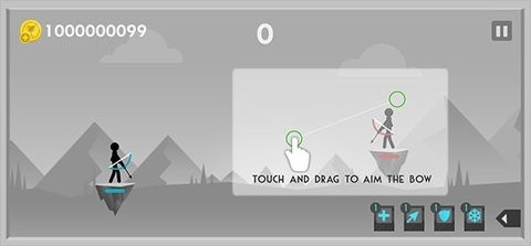 火柴人弓箭手双人对决武器全部解锁版