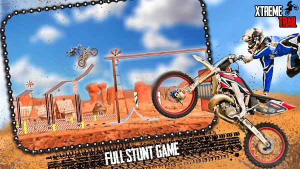 Xtreme trail: 3D Racing - Offline Dirt Bike Stunts