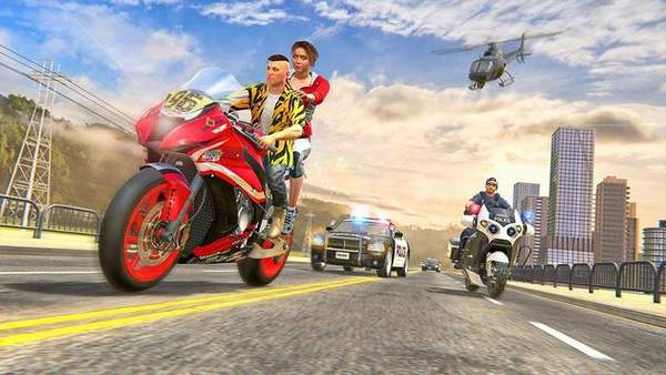 Theft Bike Drift Racing