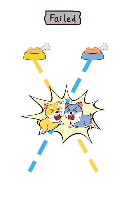 Dog rush: Draw to save