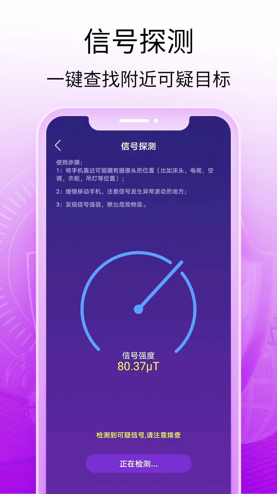 反偷拍红点探测针孔摄像头