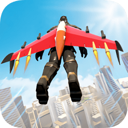 喷气背包飞行英雄