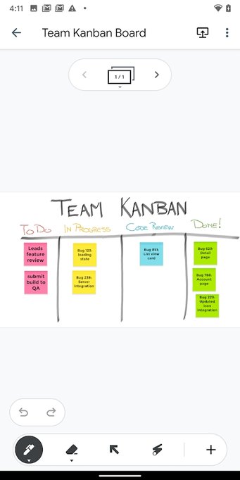 google jamboard(智能白板)