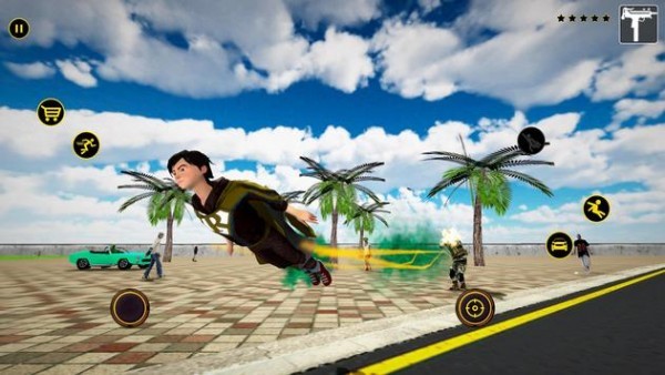Super Flying Unlimited Speed Hero : Vegas Speed St