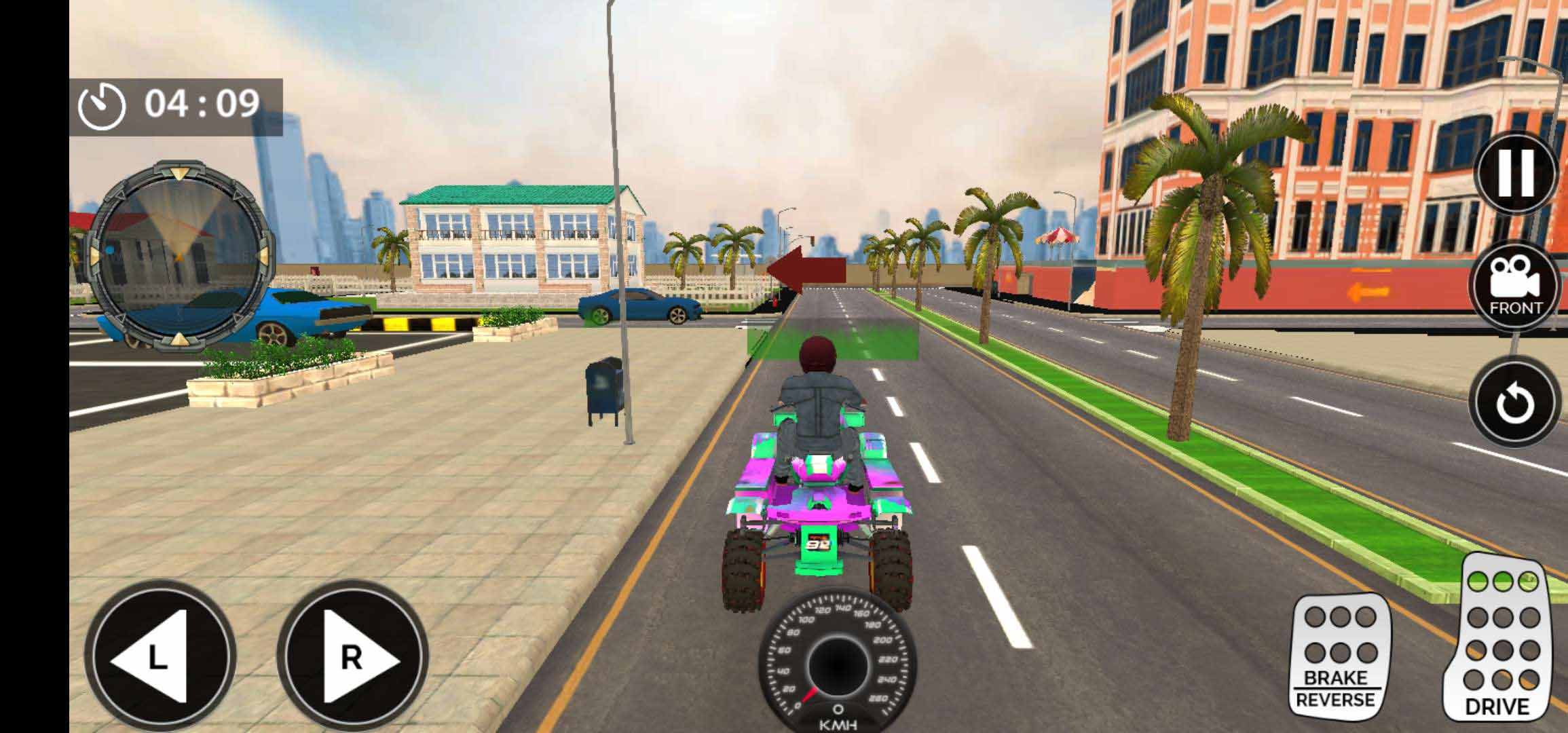 Rooftop ATV Quad Bike Rider Bike Games
