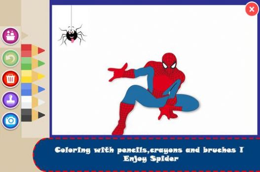 蜘蛛涂色书英雄 蜘蛛涂色书英雄