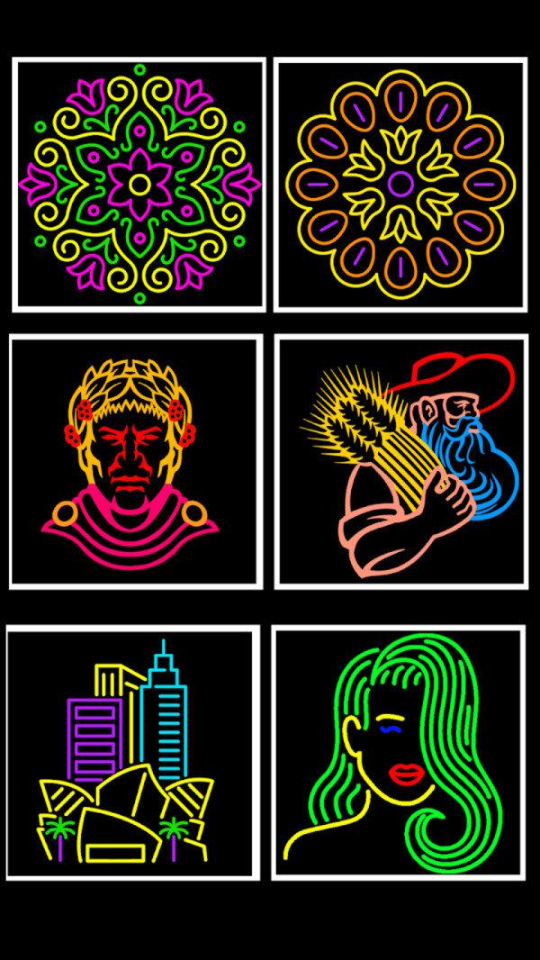 霓虹涂鸦艺术