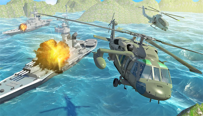 天空战士射击直升机免费手机版