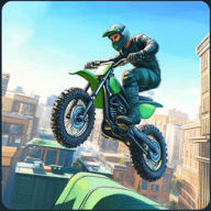 试骑摩托车疯狂特技(Trial bike moto mad stunts)