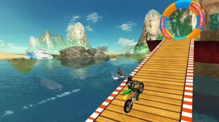 冲浪自行车赛Surfer Bike Racing Game