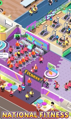 健身俱乐部大亨免费内购版(Fitness Club Tycoon)