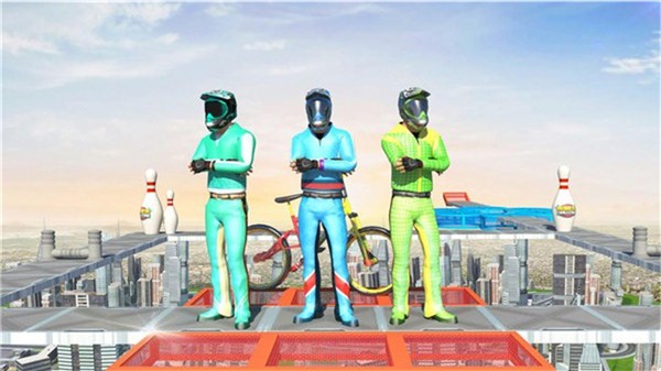 职业特技自行车