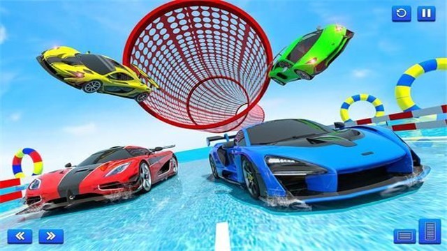 Water Surfing Car Stunts(水上车特技)