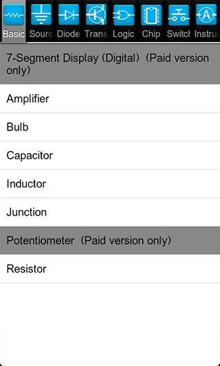 手机仿真电路模拟器软件(Droid Tesla) 手机仿真电路模拟器软件(Droid Tesla)