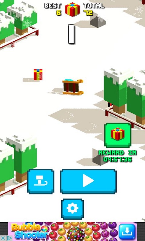 Santa像素滑雪冒险