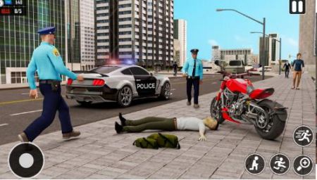 警车特技巨型坡道Police Car Stunt Simulation 3D