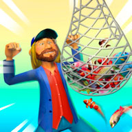 网络钓鱼3D游戏(Net fishing 3D)