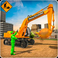 建造施工挖掘机模拟游戏(Excavator Road Construction 3D)