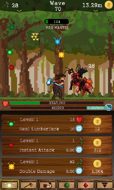 Lumberjack Attack(伐木工人的攻击)