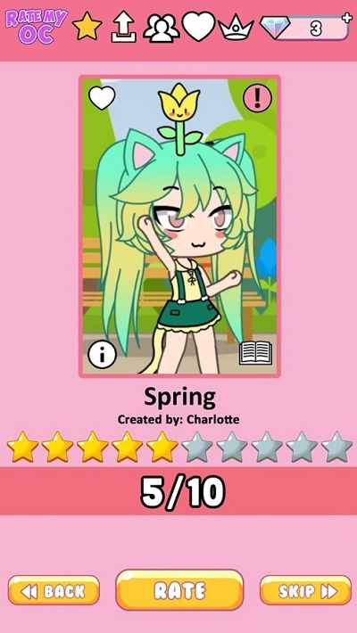 为我的OC评分(Rate My OC)