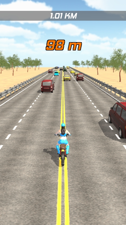 自行车公路赛车手免费版（Bike Highway Racer）