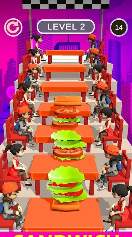 三明治障碍跑(Sandwich Runner)