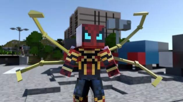 方块工艺蜘蛛人酷跑手游(Spider Craft Runner)