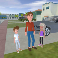 Super Dad : Virtual Happy Family Game