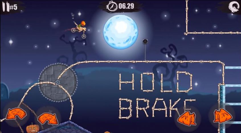 南瓜幽灵摩托(moto x3m spooky land)