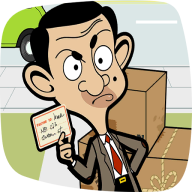 憨豆先生:送快递