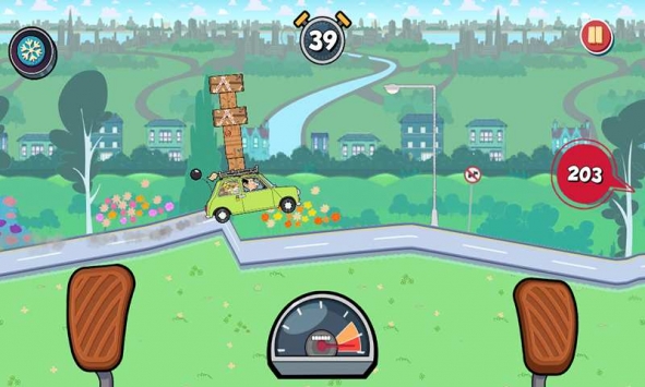 憨豆先生:送快递