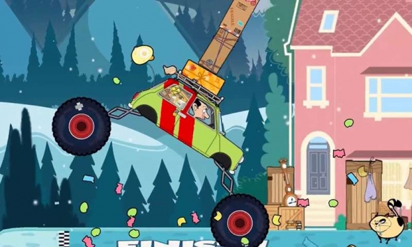 憨豆先生:送快递