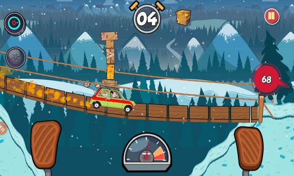 憨豆先生:送快递