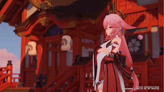 原神八重神子触摸 原神八重神子触摸