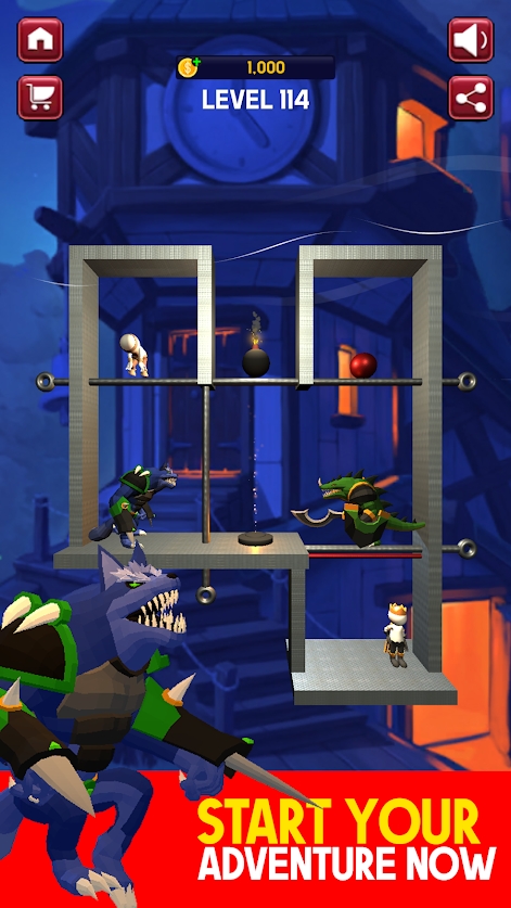 英雄拯救别针(Hero Rescue- Pin Puzzle King)