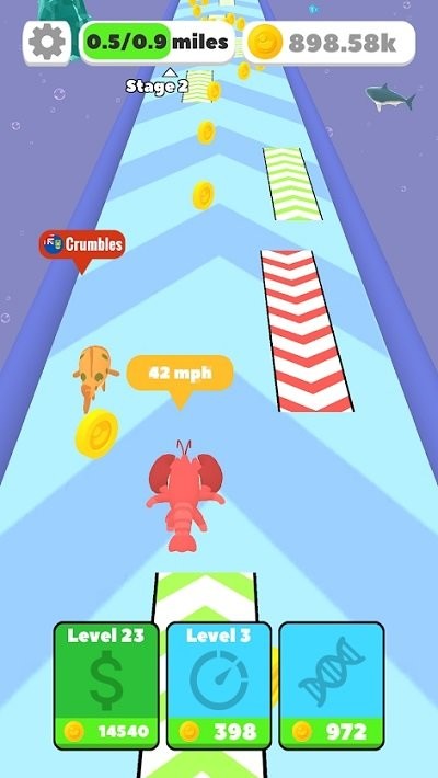 空闲游泳速度进化(Idle Swim)