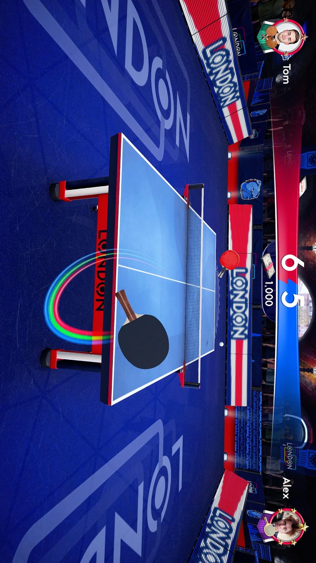 乒乓球双人竞技赛